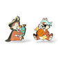 DLRP Halloween 2025 Chip n' Dale Pirate Costume Pin Set