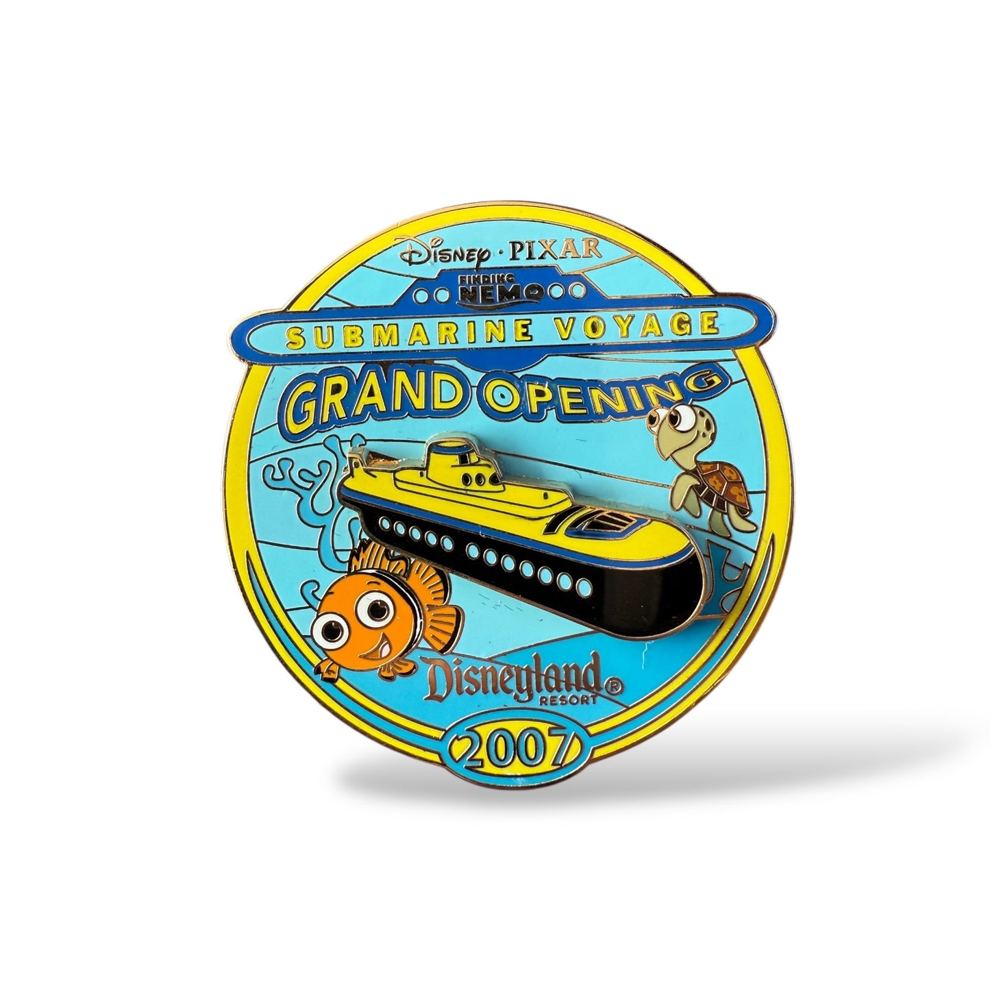 DLR Pixar's Finding Nemo Submarine Voyage Grand Opening 2007 Pin