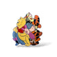 JDS Pooh, Tigger, Eeyore, and Piglet Hugging Pin
