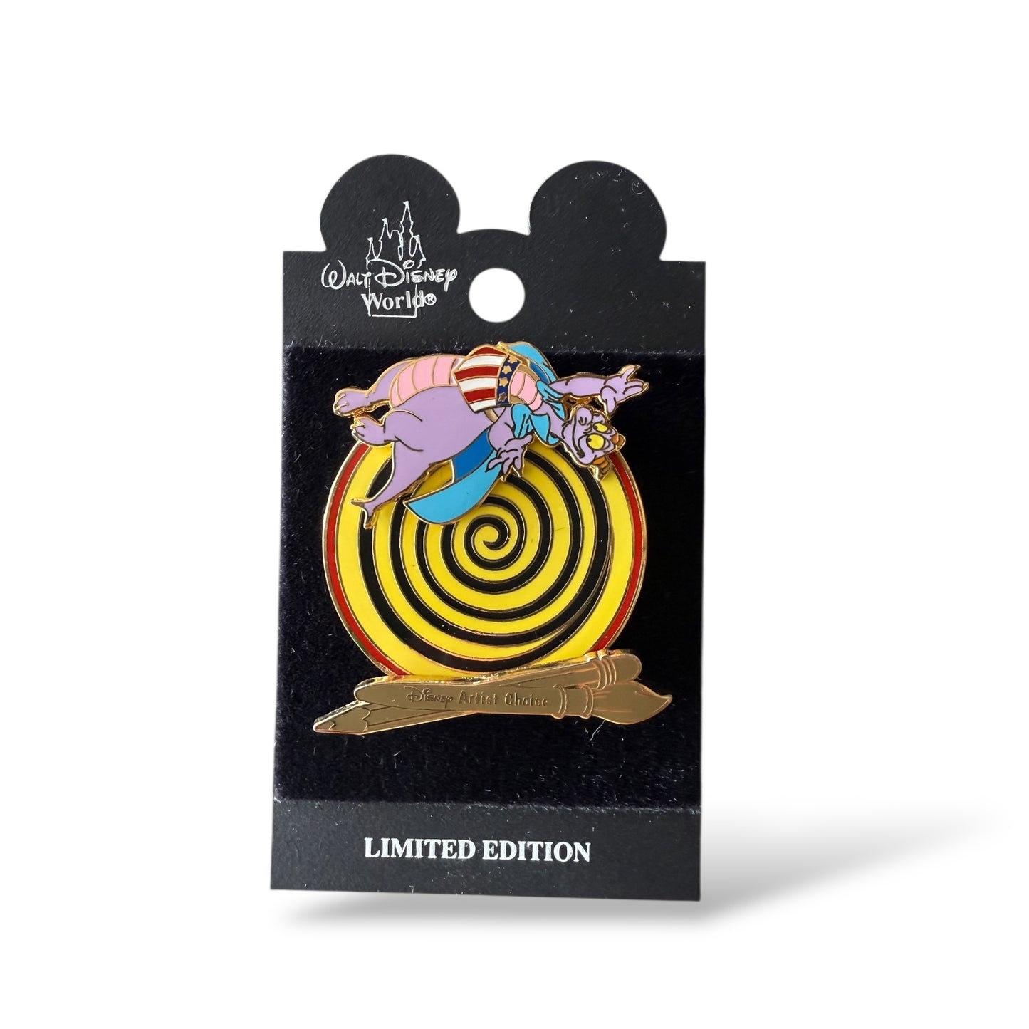 WDW The Search For Imagination Pin Event Artist Choice Figment Spinner Pin