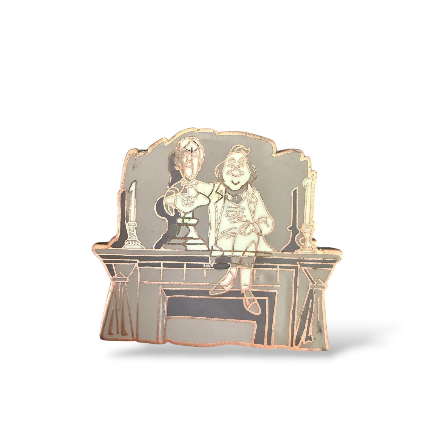 Disney Parks Haunted Mansion Starter Ghost On Mantle Pin
