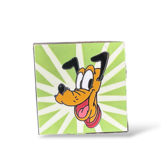 DLR Sunburst Square Pluto Pin