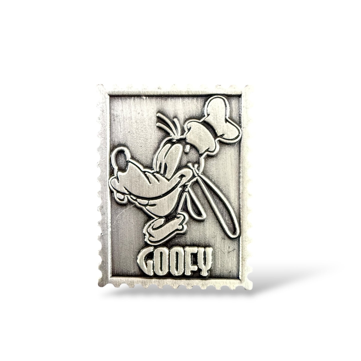 DEC Pewter Stamp Goofy Pin