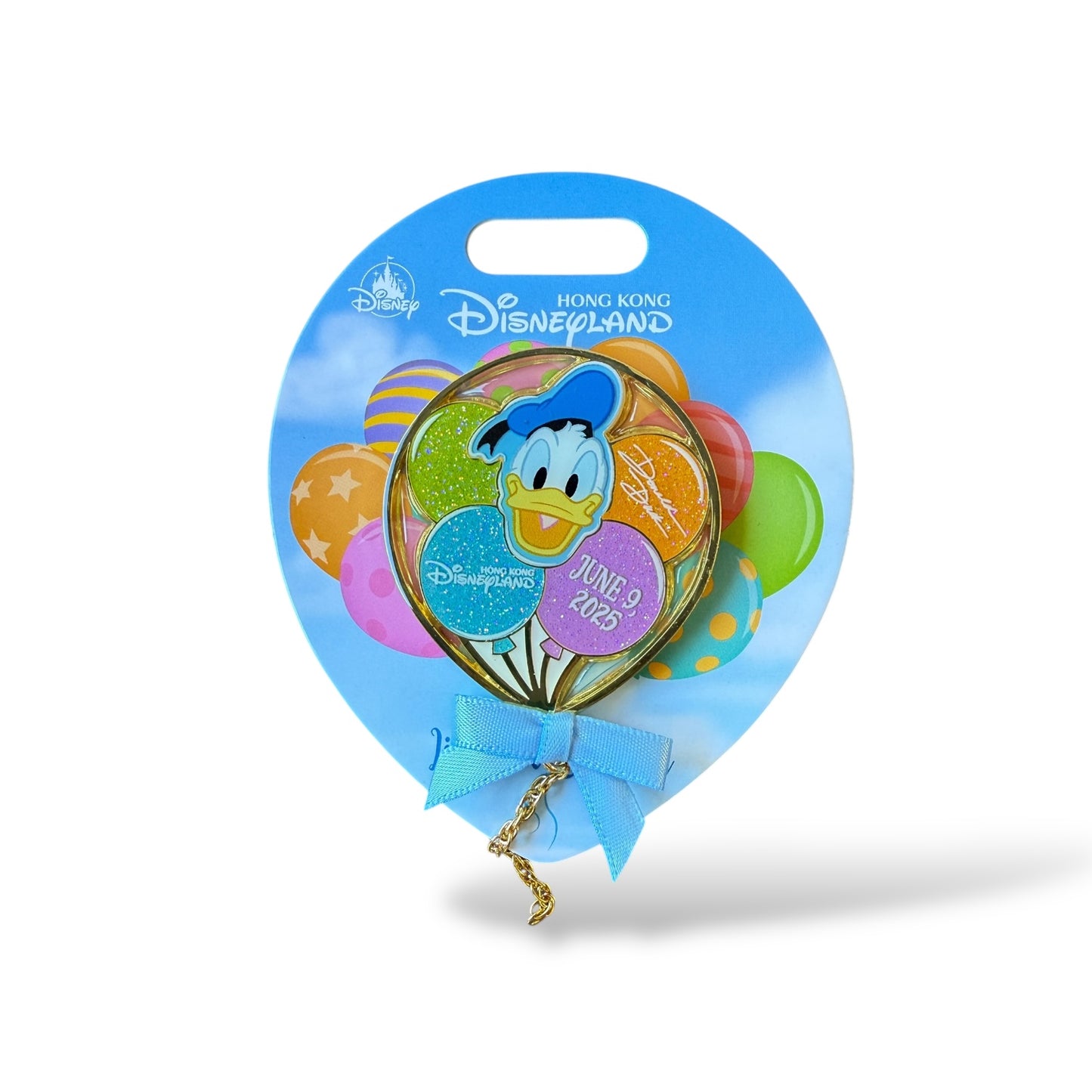 HKDL Walt Disney's Birthday 2024 Balloons Donald Pin