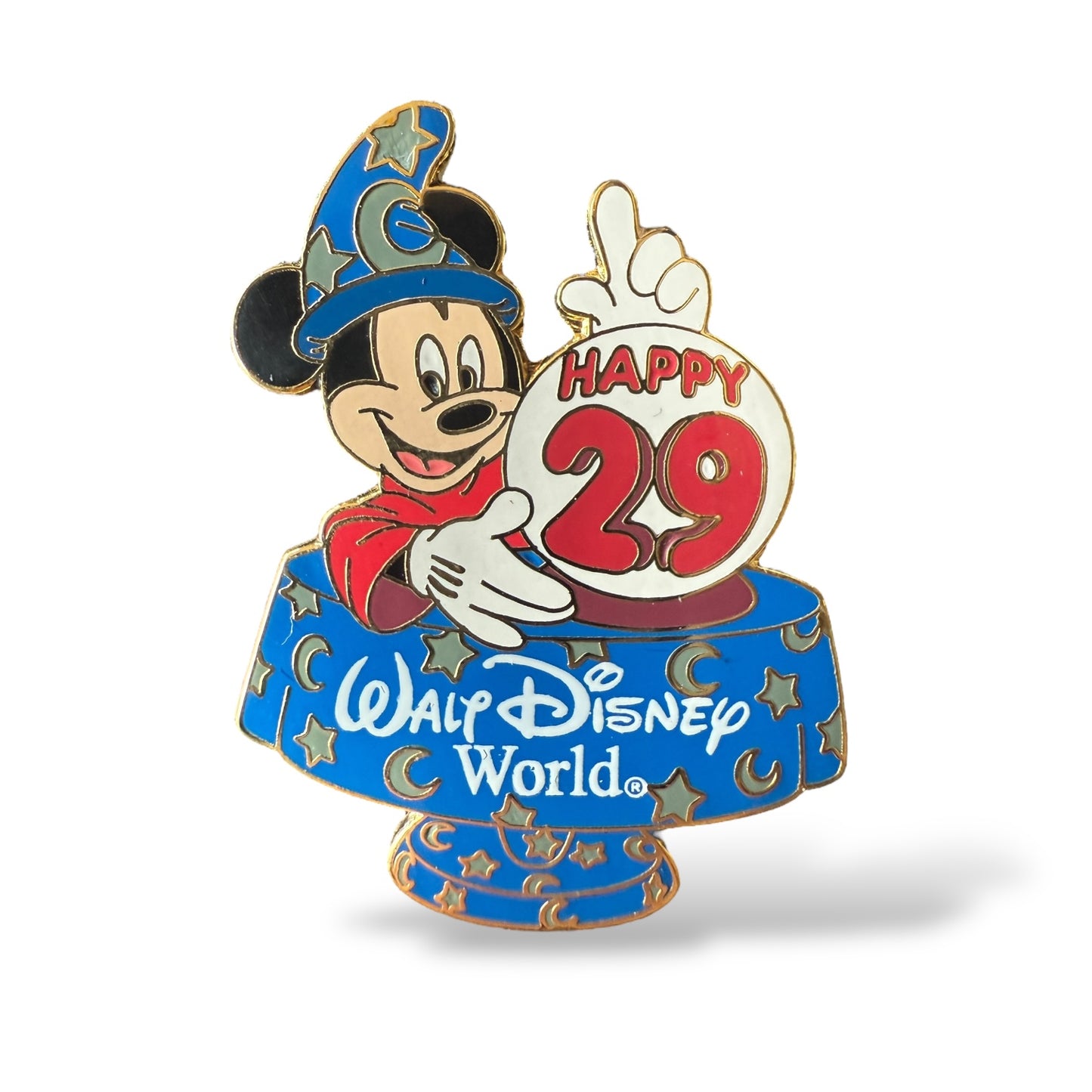 WDW Happy 29 Crystal Ball Sorcerer Mickey Pin