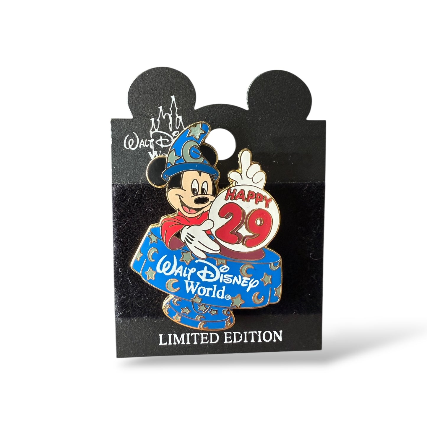 WDW Happy 29 Crystal Ball Sorcerer Mickey Pin