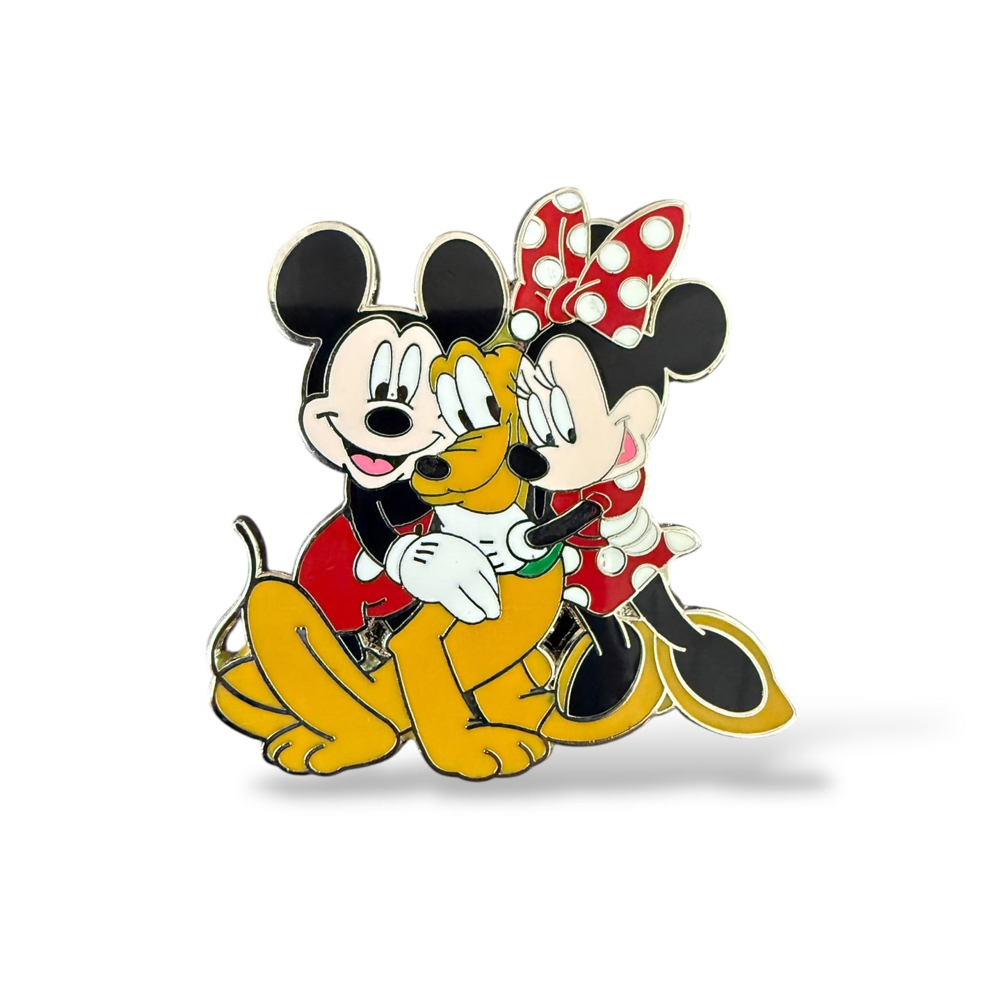 HKDL Mickey, Minnie and Pluto Hugging Pin