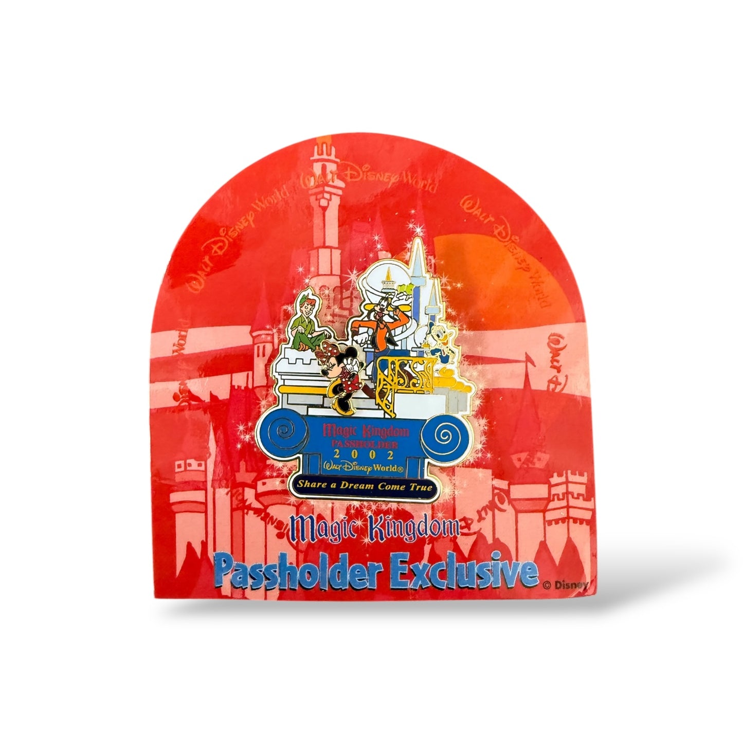 WDW Share a Dream Come True Magic Kingdom Globe Parade Pin