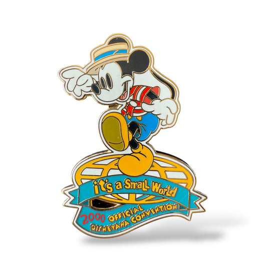 Disney Parks Disneyana Convention 2000 It's a Small World Mickey Gondolier Pin