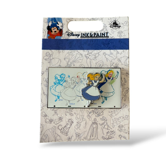 Disney Store Ink and Paint Alice in Wonderland Pin