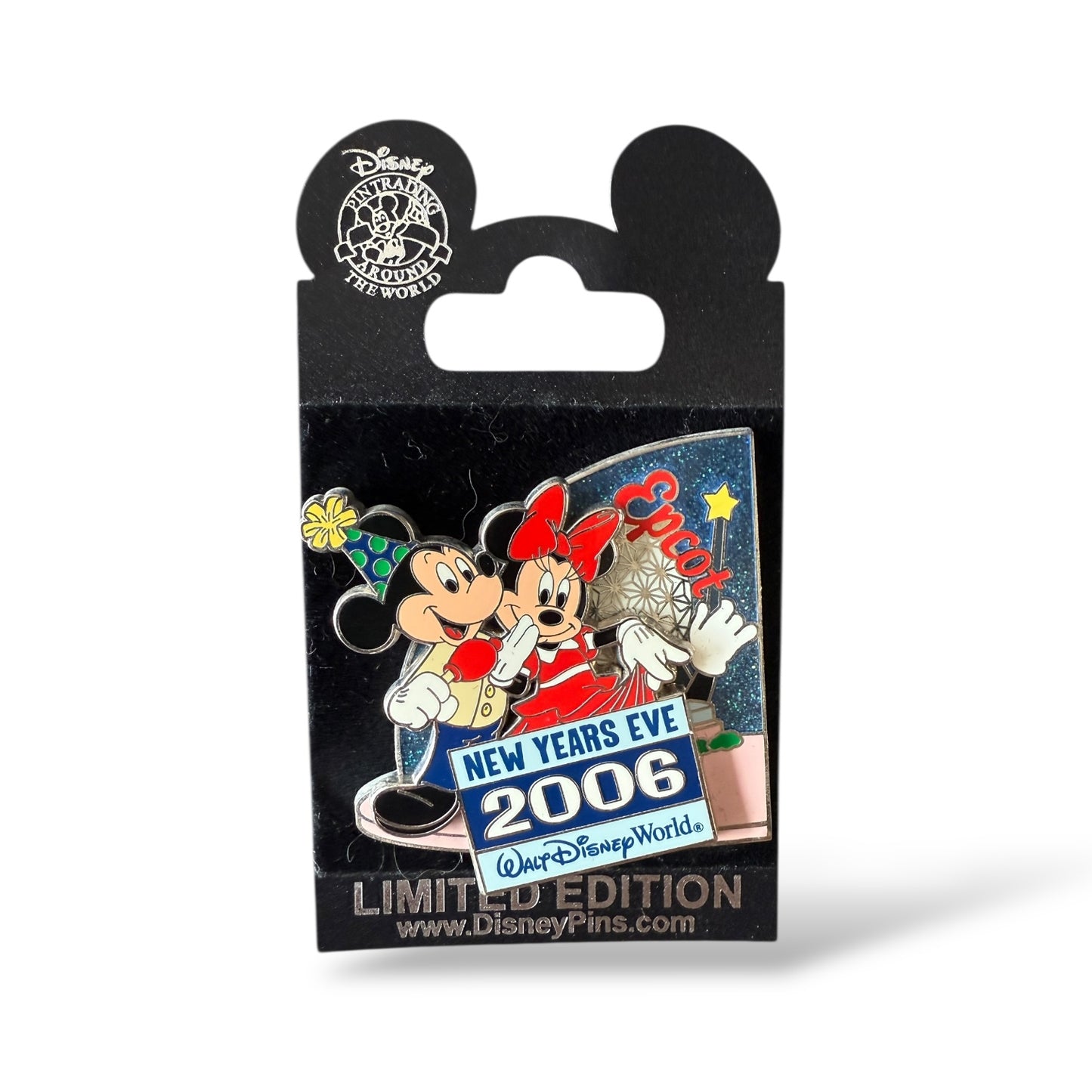 WDW New Year's Eve 2006 Mickey and Minnie Mouse Pin