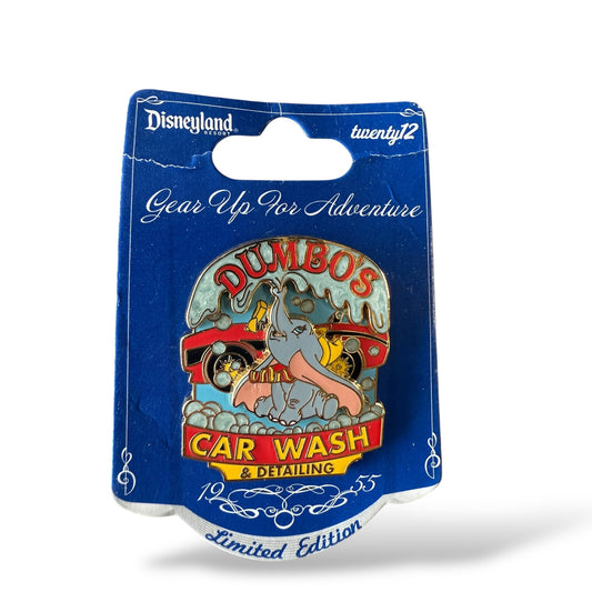 DLR Gear Up For Adventure Dumbo's Car Wash and Detailing Pin