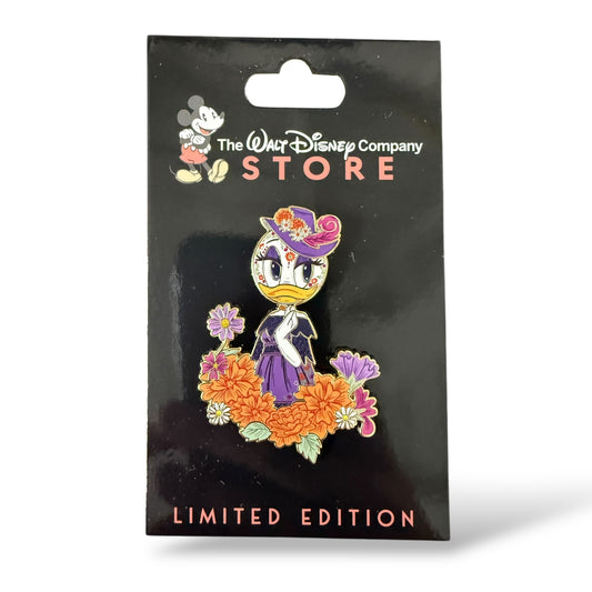 DEC Sugar Skull Day of the Dead Daisy Pin