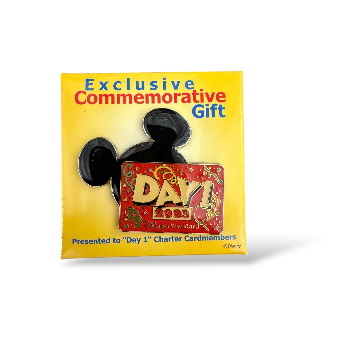 Disney Chase Visa Cardmember Exclusive Day 1 2003 Member Pin