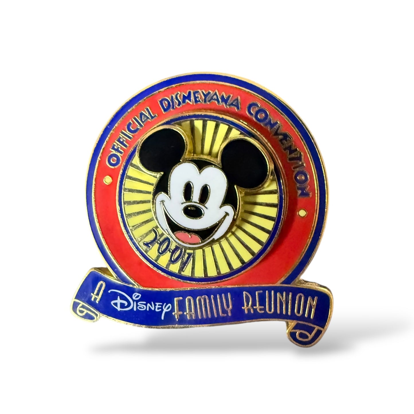 Disney Parks 2001 Official Disneyana Convention Spinner Pin