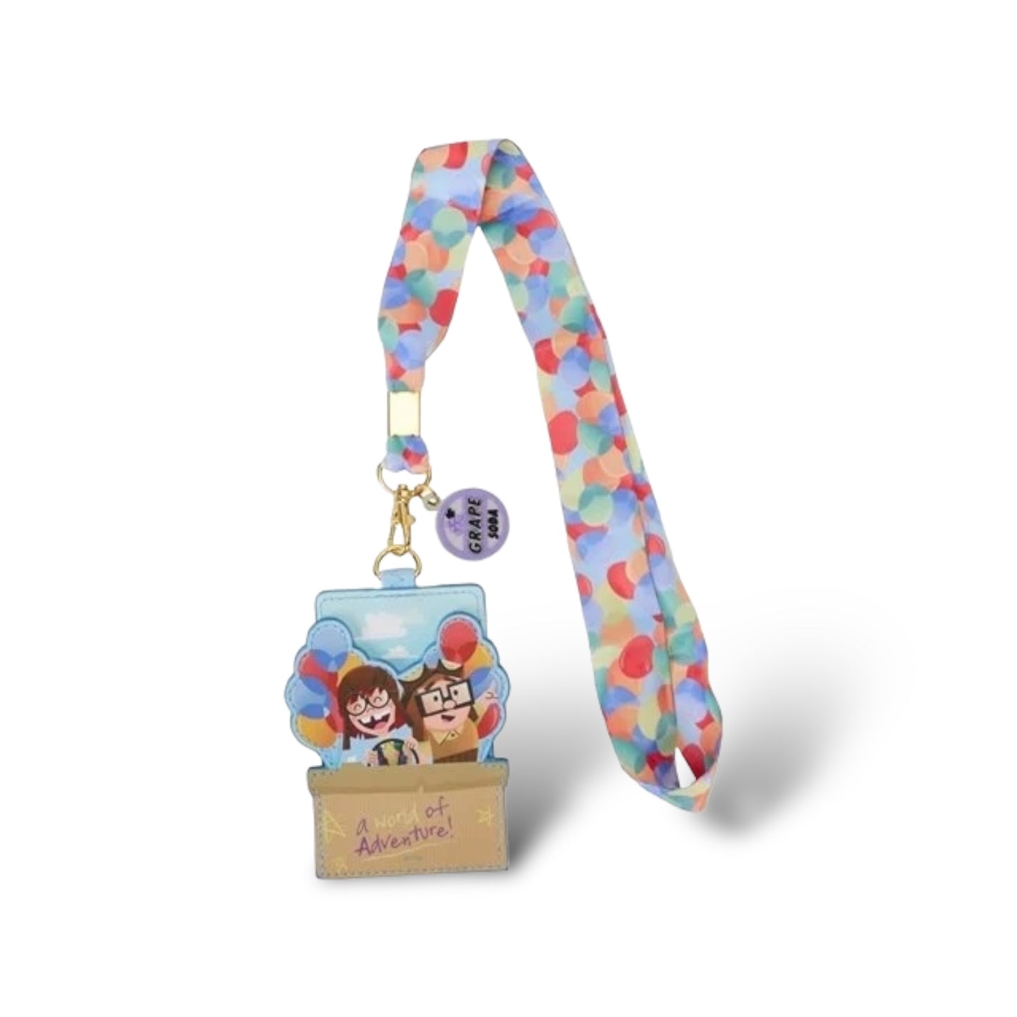 Loungefly Pixar's Up 15th Anniversary Lanyard and Cardholder