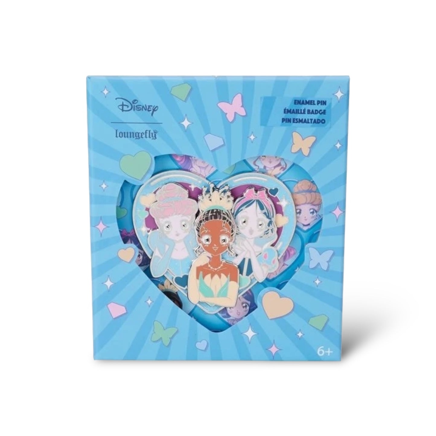 Loungefly Manga Style Disney Princesses Jumbo Pin