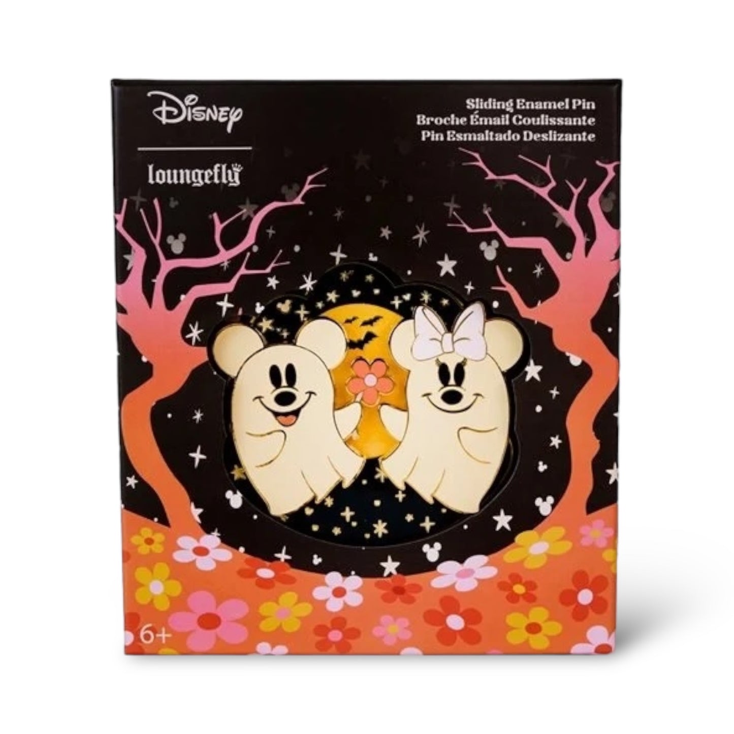 Loungefly Mickey and Friends Halloween Glow-In-The-Dark Jumbo Pin