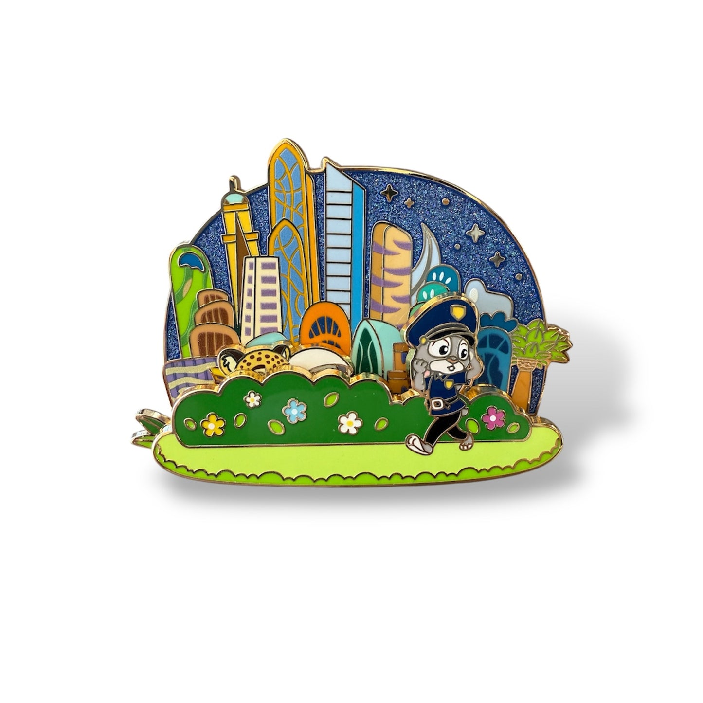 SDR Pin Trading Fun Day 2024 Zootopia Judy Hopps, Bellwether, Clawhauser Pin