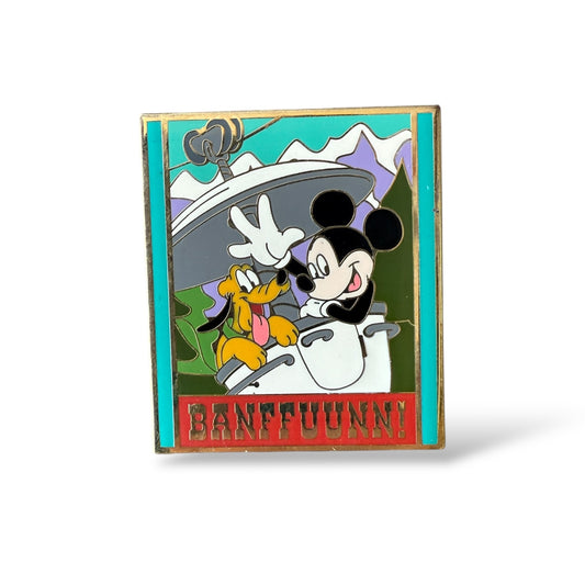 Adventures By Disney Glacier National Park and Canadian Rockies Banffuunn Mickey Mouse and Pluto Pin
