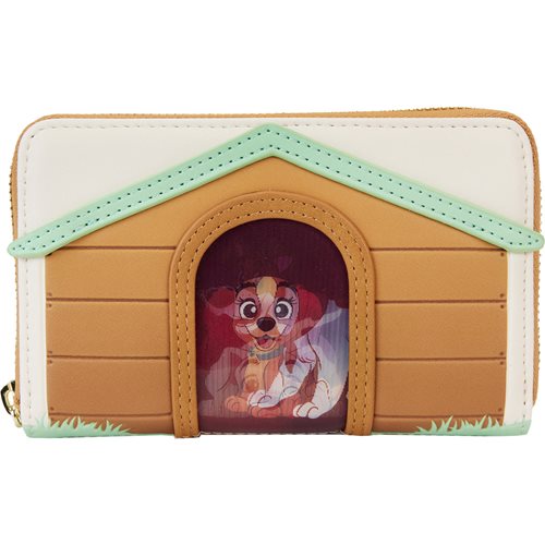 Loungefly I Heart Disney Dogs Lenticular Zip-Around Wallet