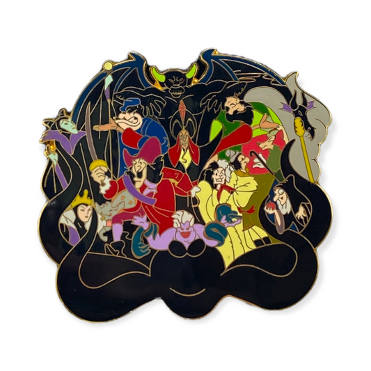 Disney Shopping Villains Cluster Jumbo Pin