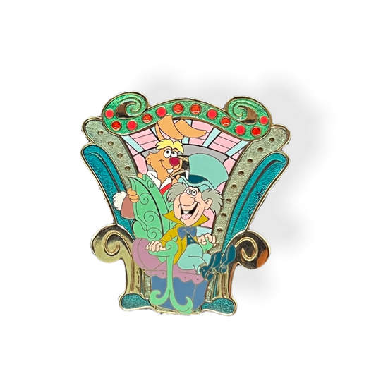 Disney Shopping Carousel Mad Hatter & March Hare Pin