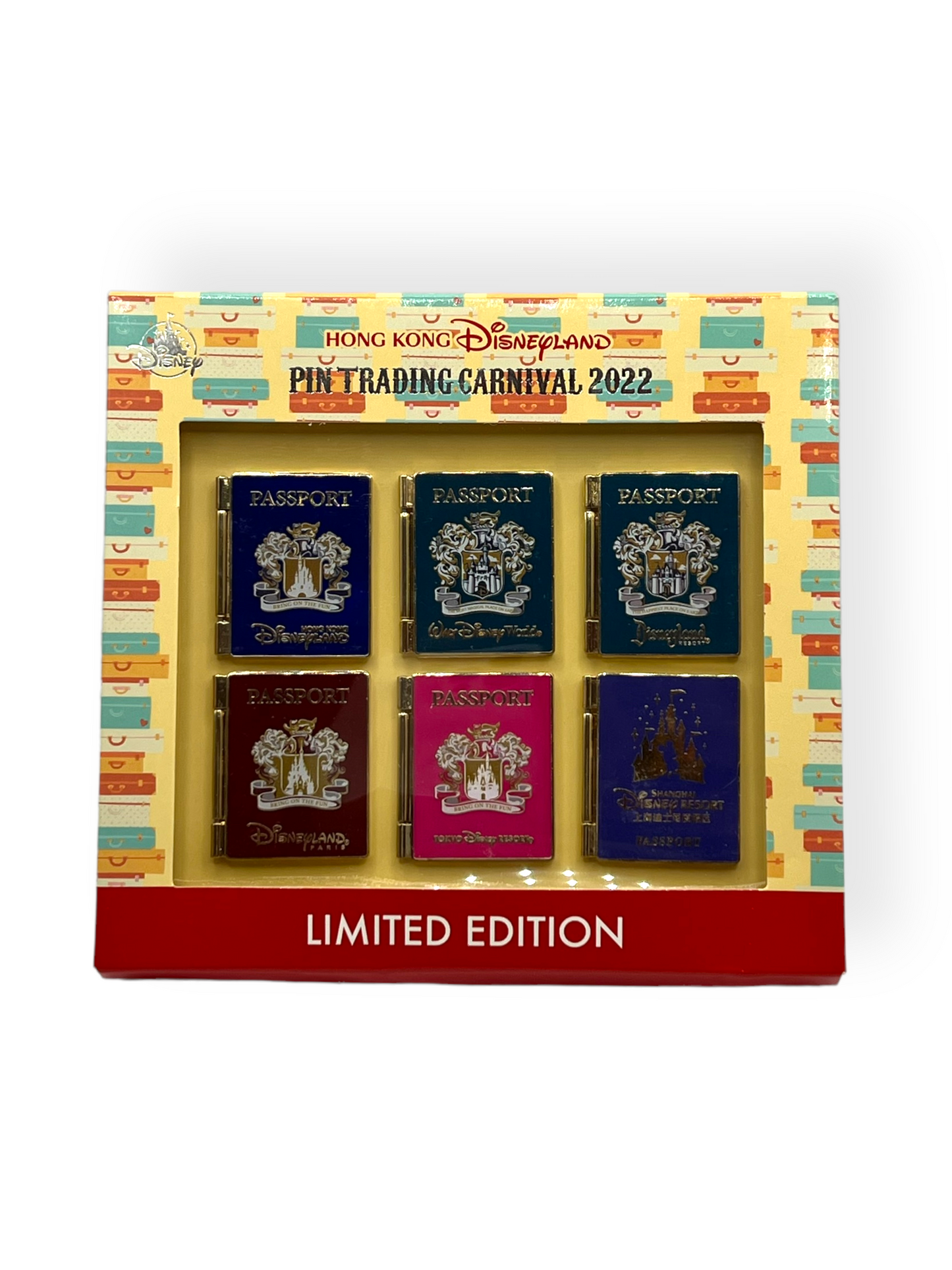 Hong Kong Pin Trading Carnival 2022 Passport Pin Set