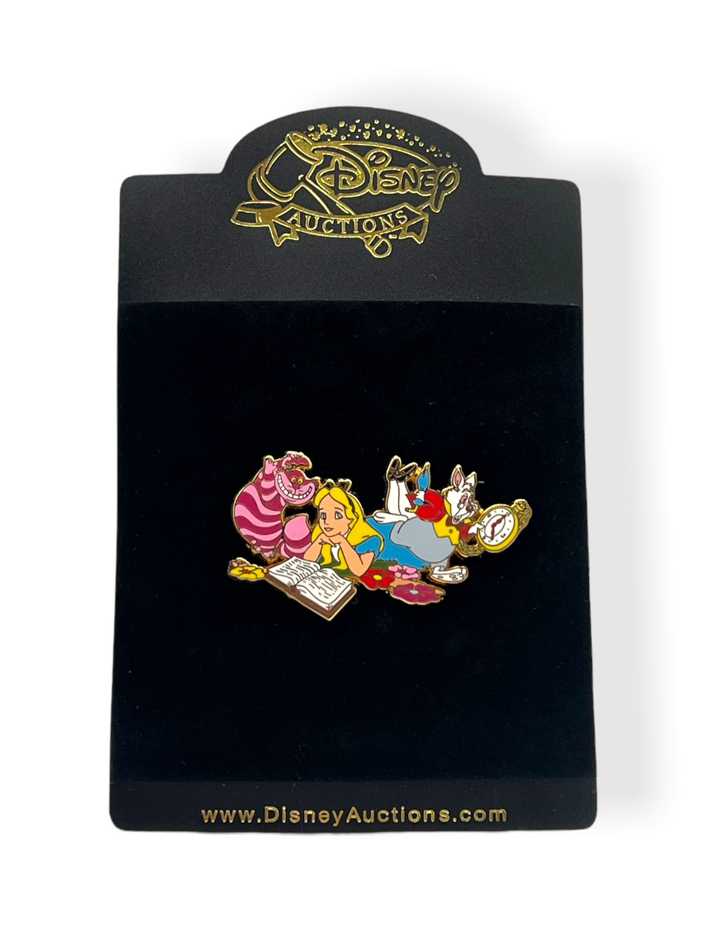 Disney Auctions 55th Anniversary Alice In Wonderland Jumbo Pin