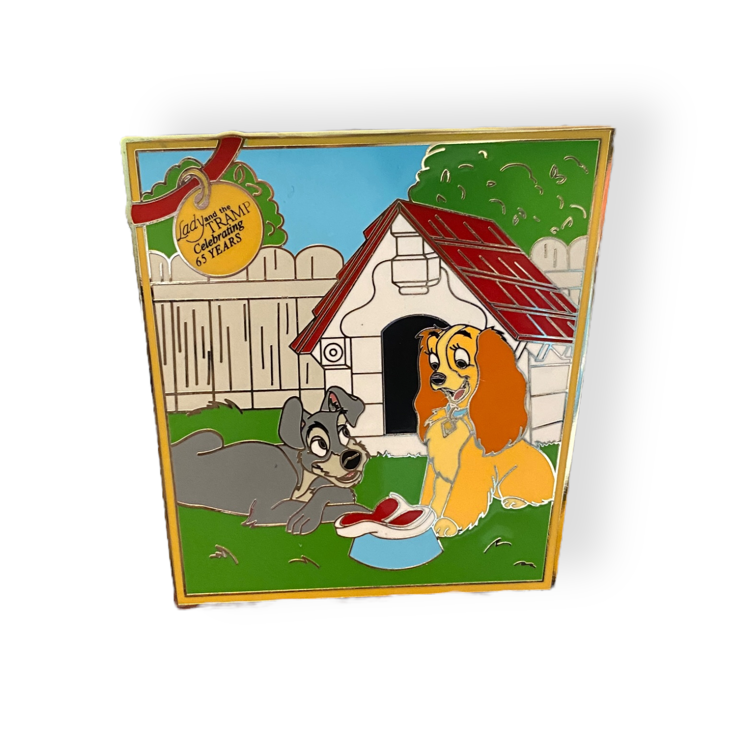 65th Anniversary Lady and The Tramp Box Pin Set
