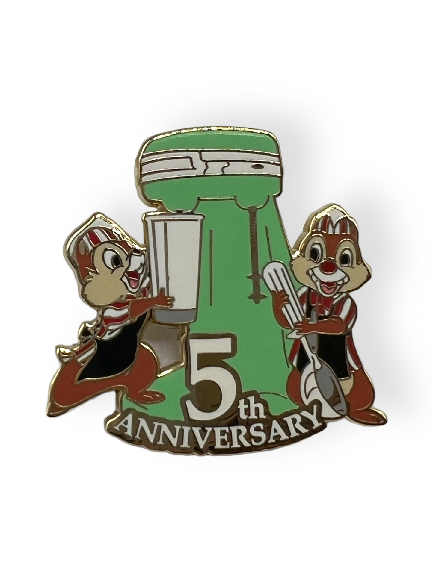 DSSH 5th Anniversary Chip n Dale Pin and Lanyard Set