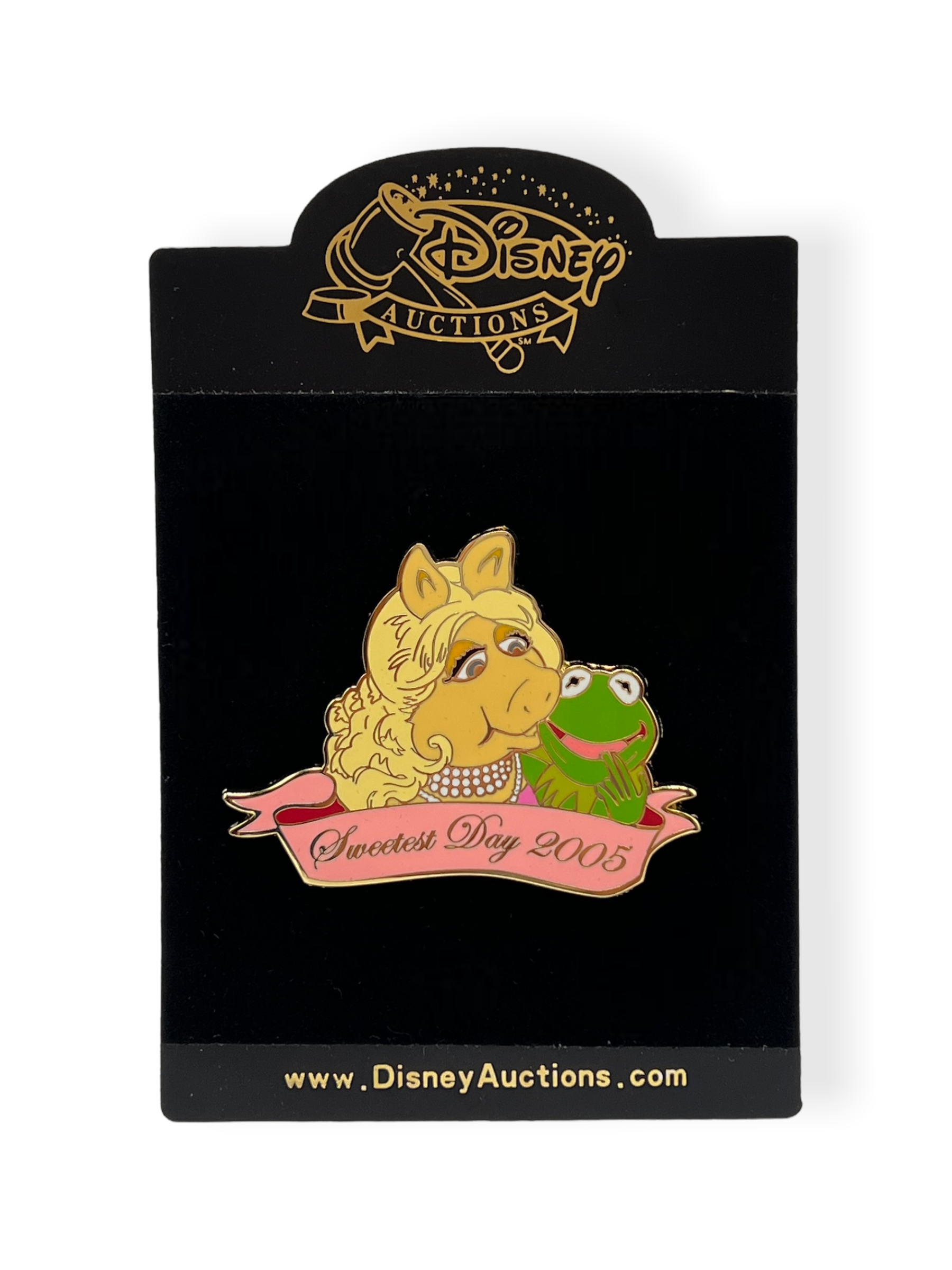 Disney Auctions Sweetest Day 2005 Miss Piggy & Kermit Pin