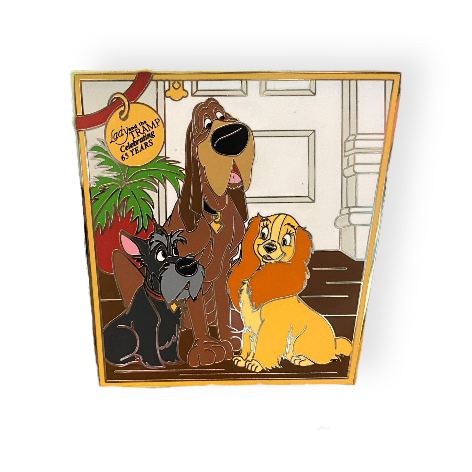 65th Anniversary Lady and The Tramp Box Pin Set