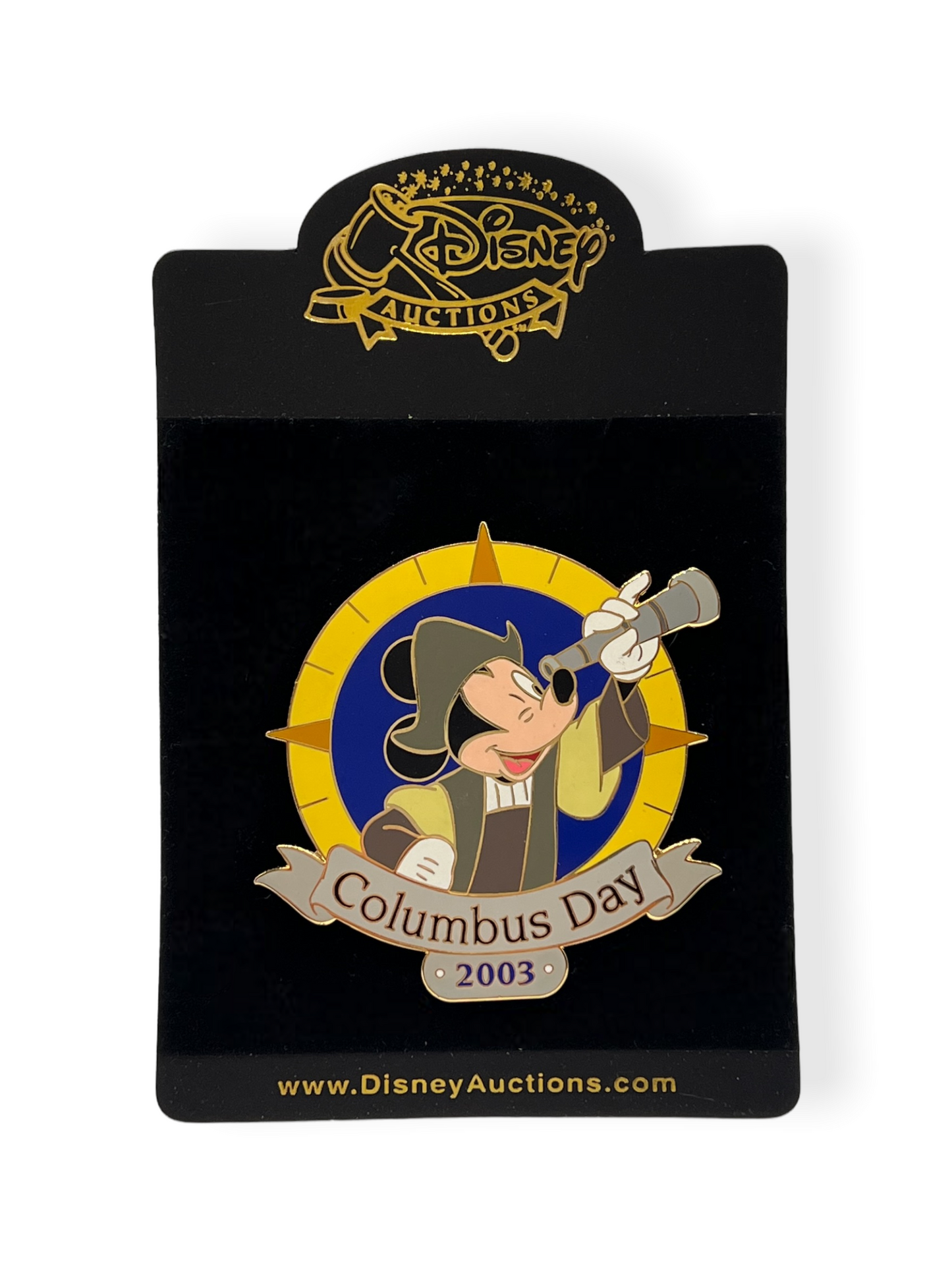 Disney Auctions Columbus Day 2003 Mickey Pin
