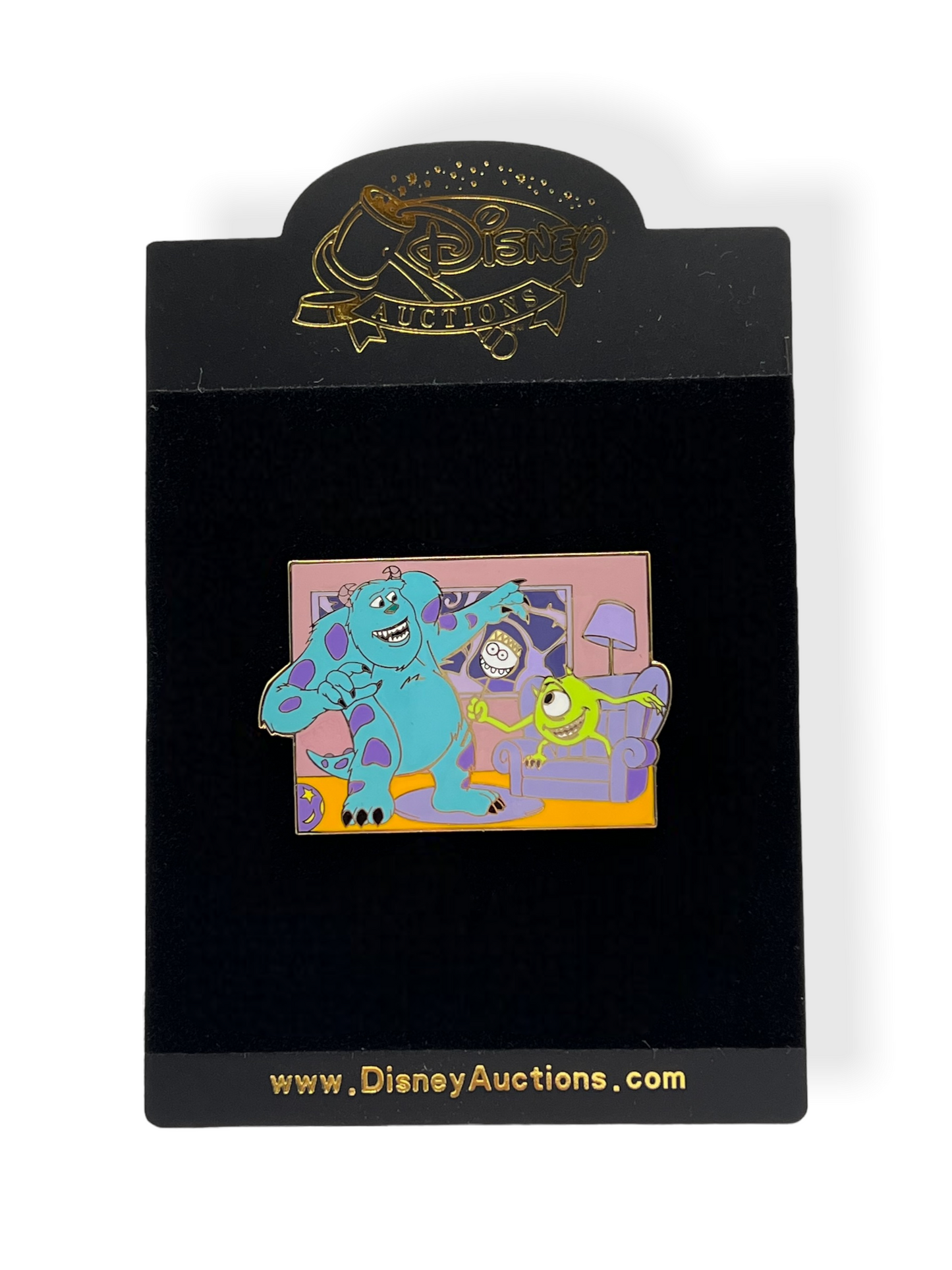 Disney Auctions Mike & Sulley Scare Practice Pin