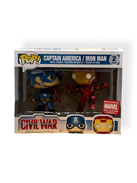 Funko Pop! Captian America / Iron Man 2 Pack