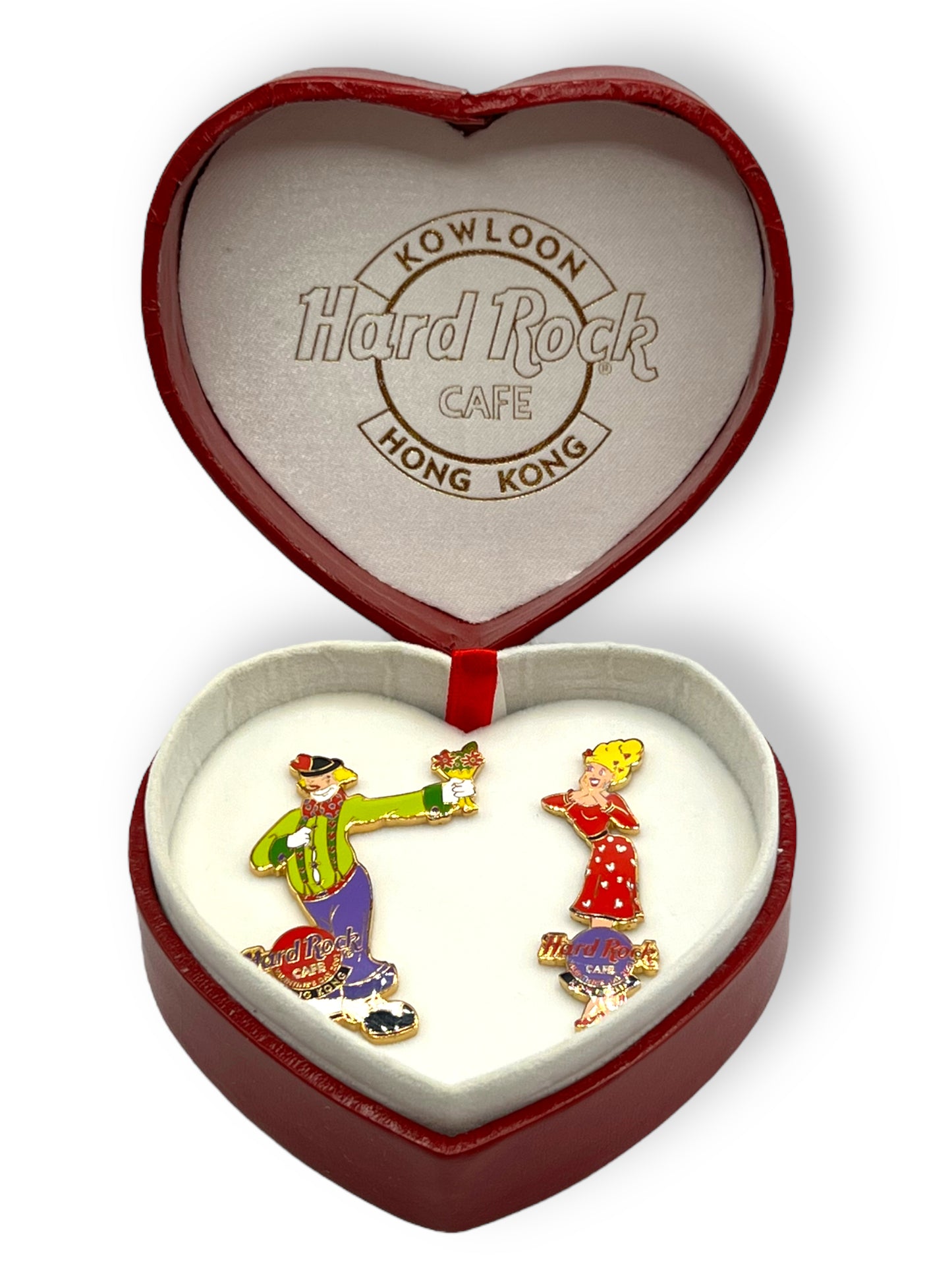 Hong Kong Hard Rock Cafe Clown Lovers 2 Pin Set