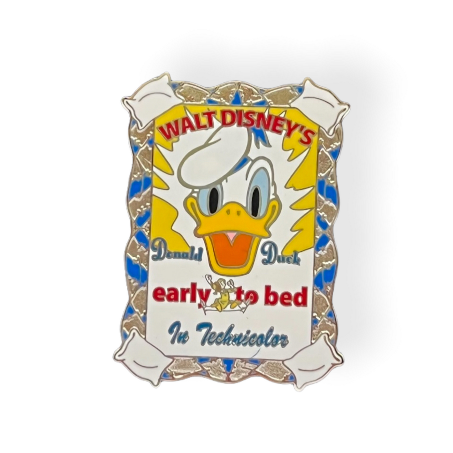 Disney Shopping Donald Early To Bed Poster Pin