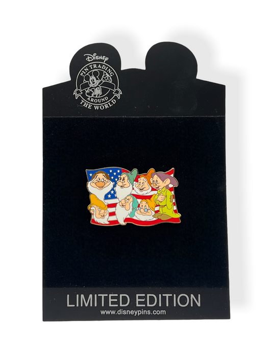 Disney Auctions Dwarfs Flag Day Pin