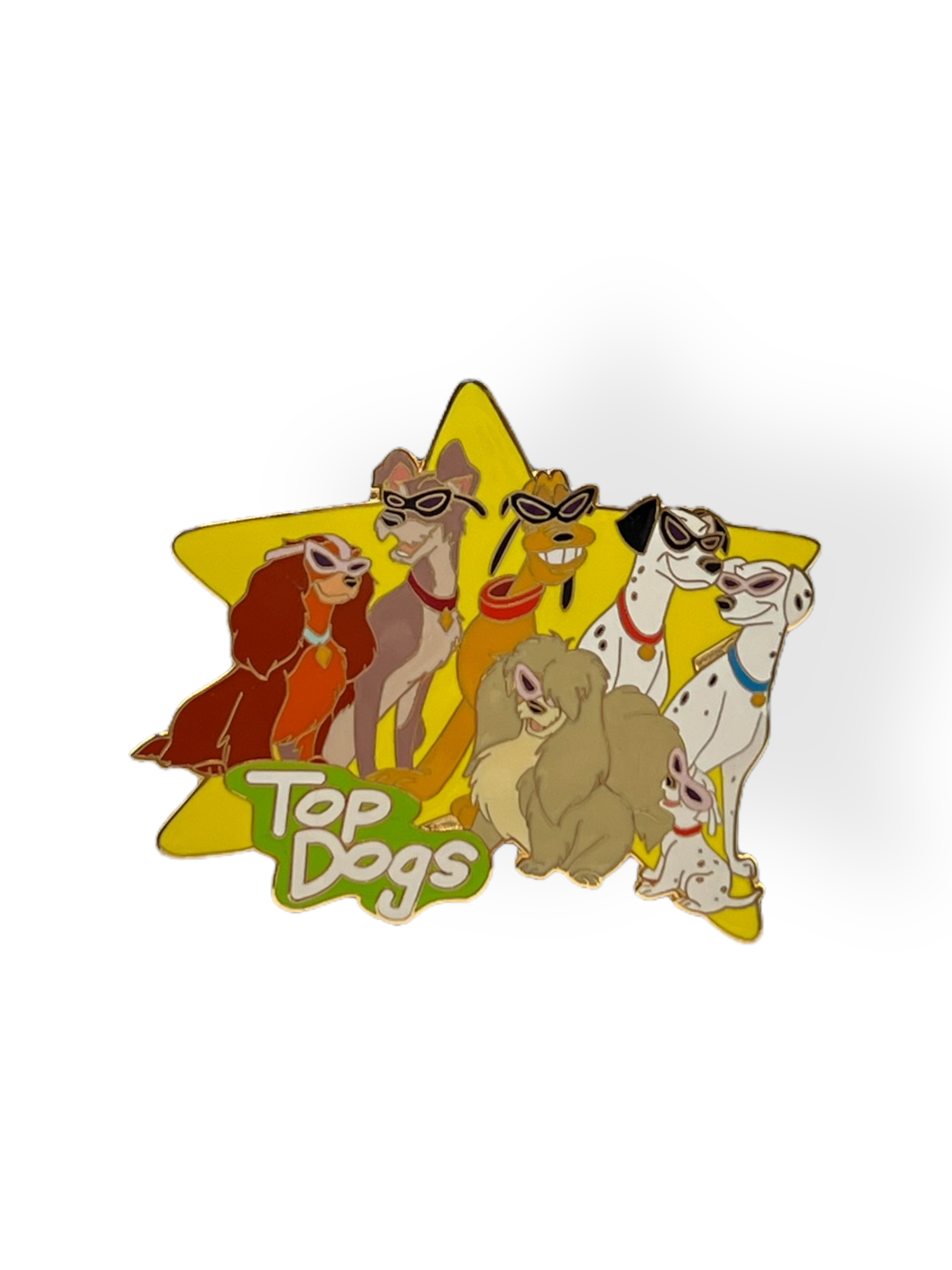 Disney Auctions Top Dog Jumbo Cluster Pin