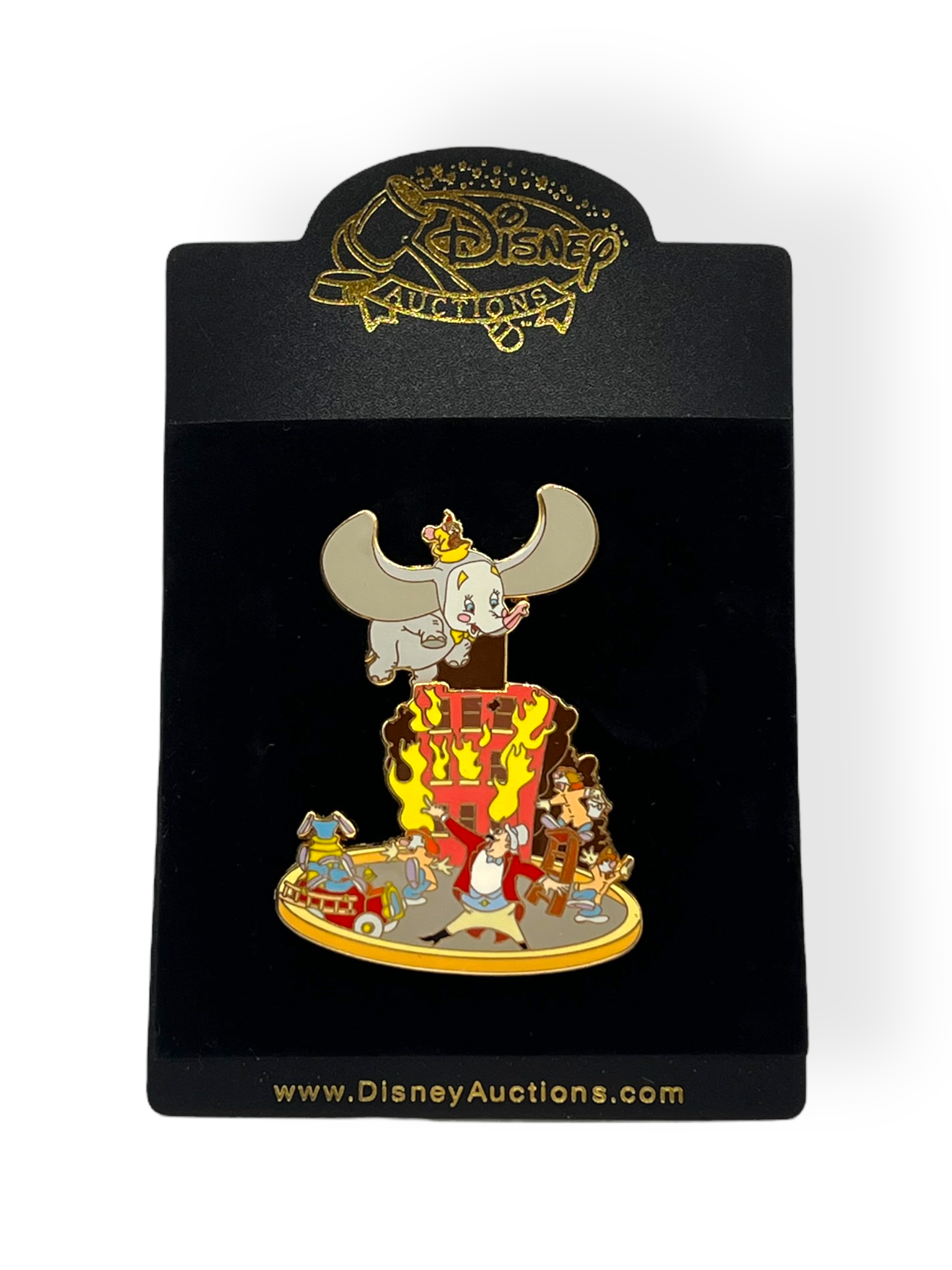 Disney Auctions Dumbo With Circus Clowns Slider Pin