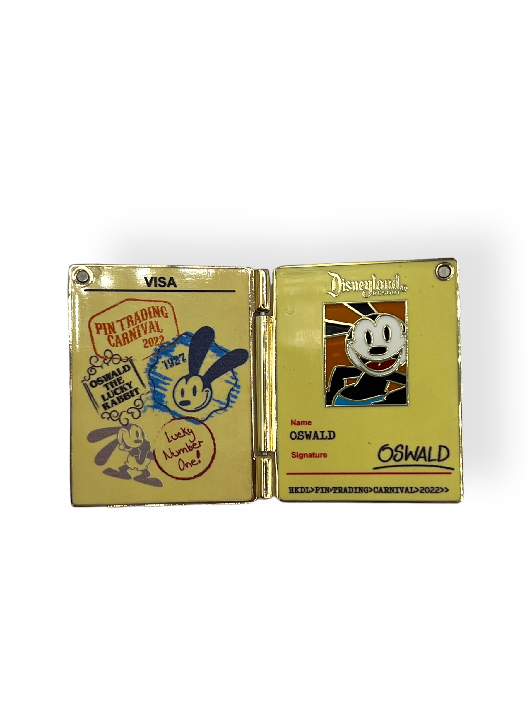 HKDL Pin Trading Carnival 2022 Passport Pin Set