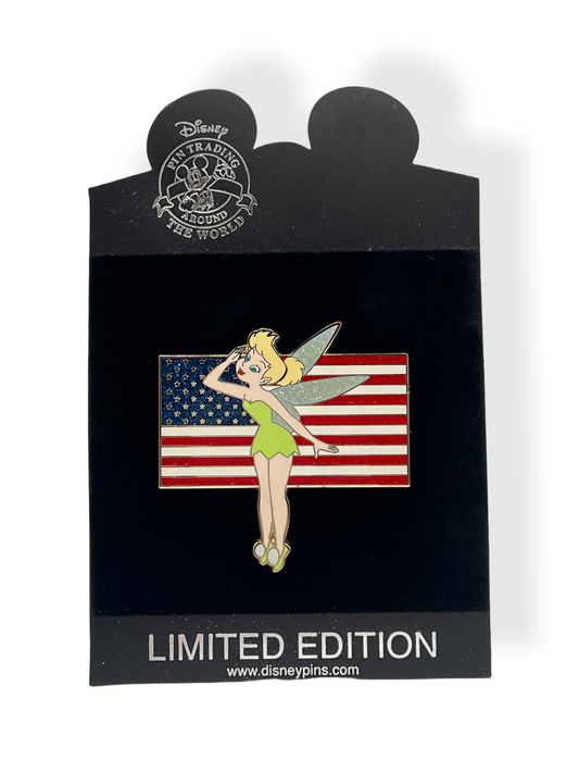 Disney Shopping Saluting America Tinker Bell Pin