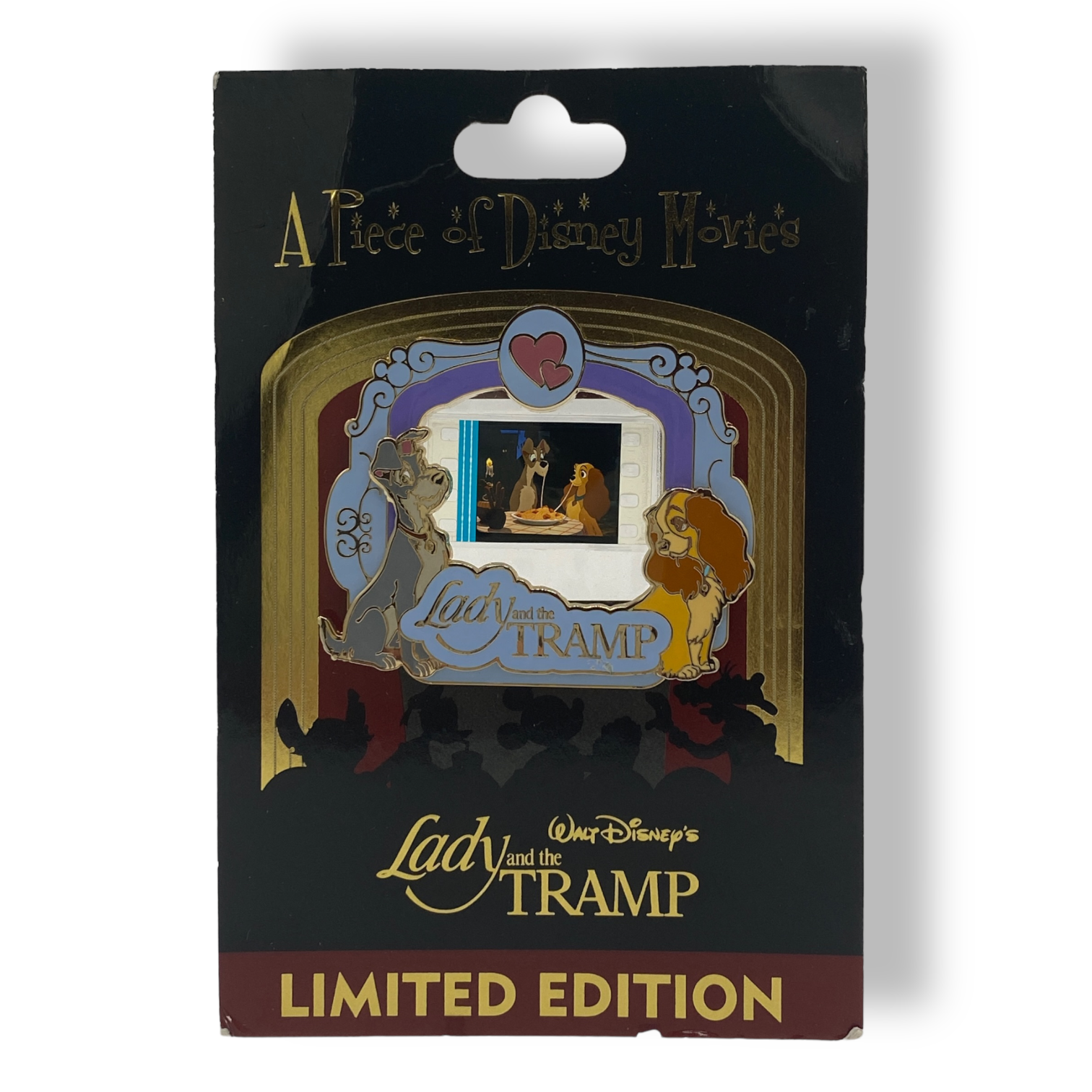 Piece of Disney Movies Lady and The Tramp Pin
