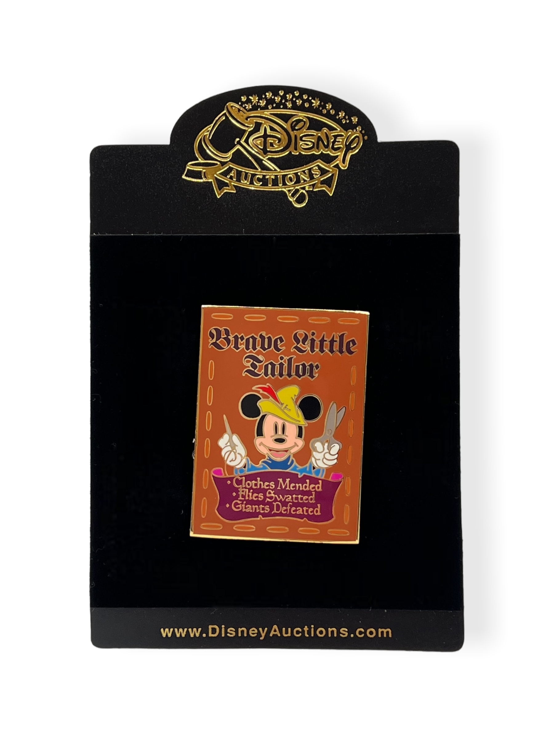 Disney Auctions Business Ads Brave Little Tailor Pin