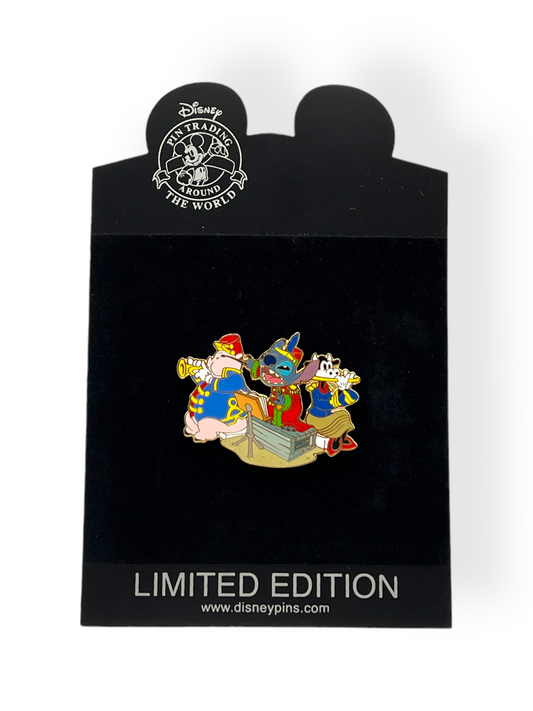 Disney Shopping Stitch Band Concert Pin