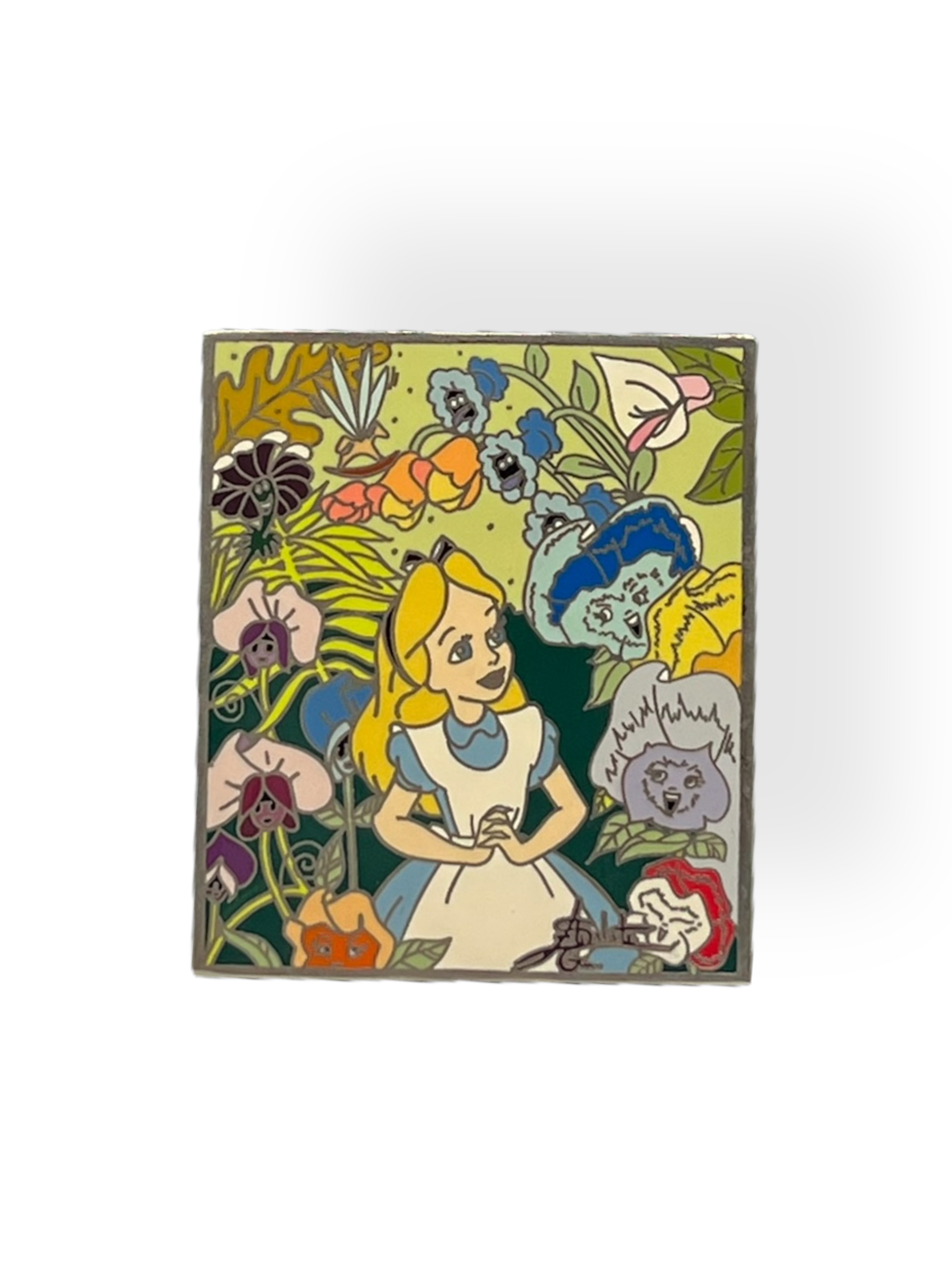 Disney Auctions Gomes Alice In Wonderland Golden Afternoon Pin