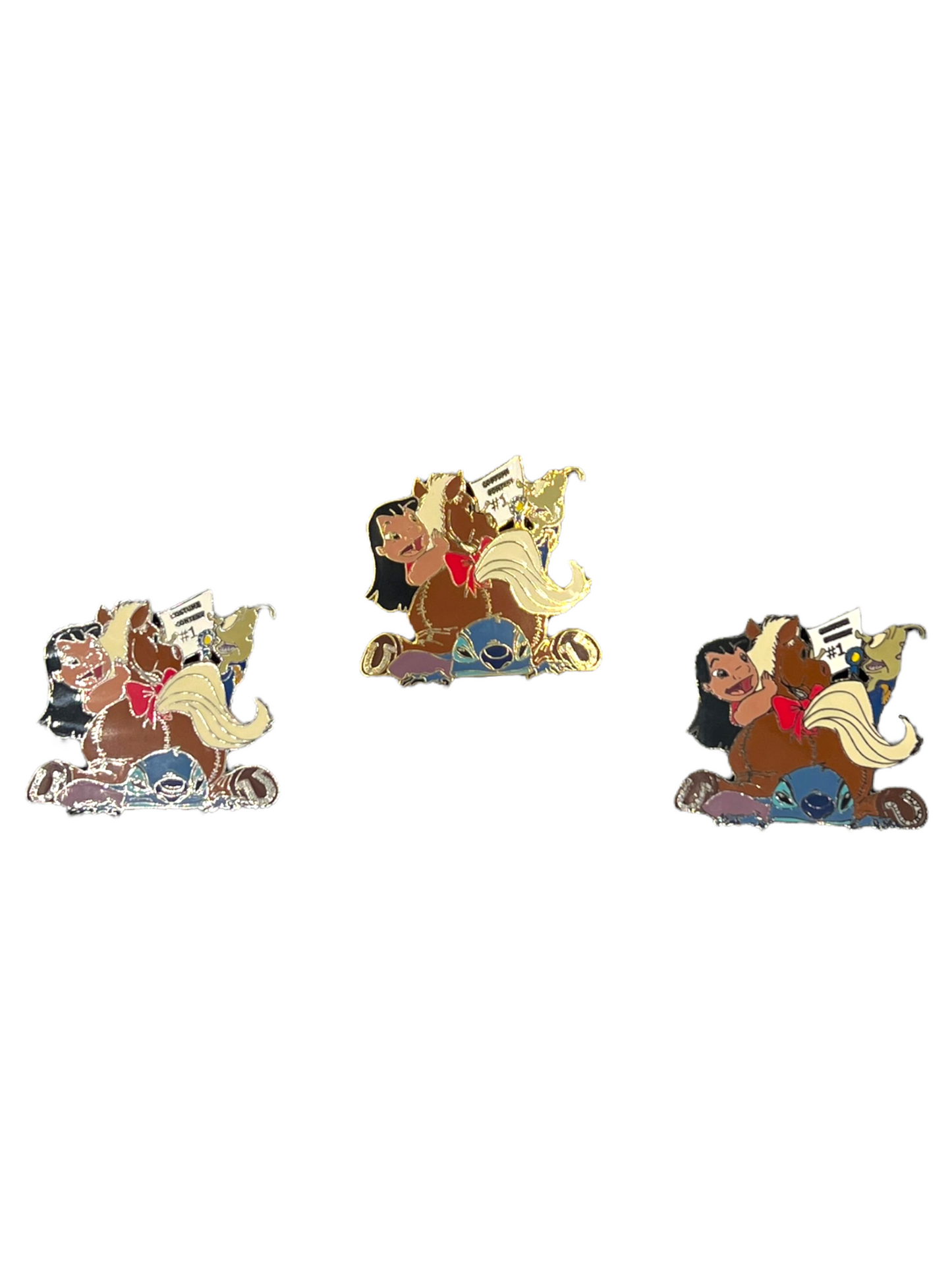 Artist Proof Disney Auctions Lilo & Stitch Horse Costume 3 Pin Set