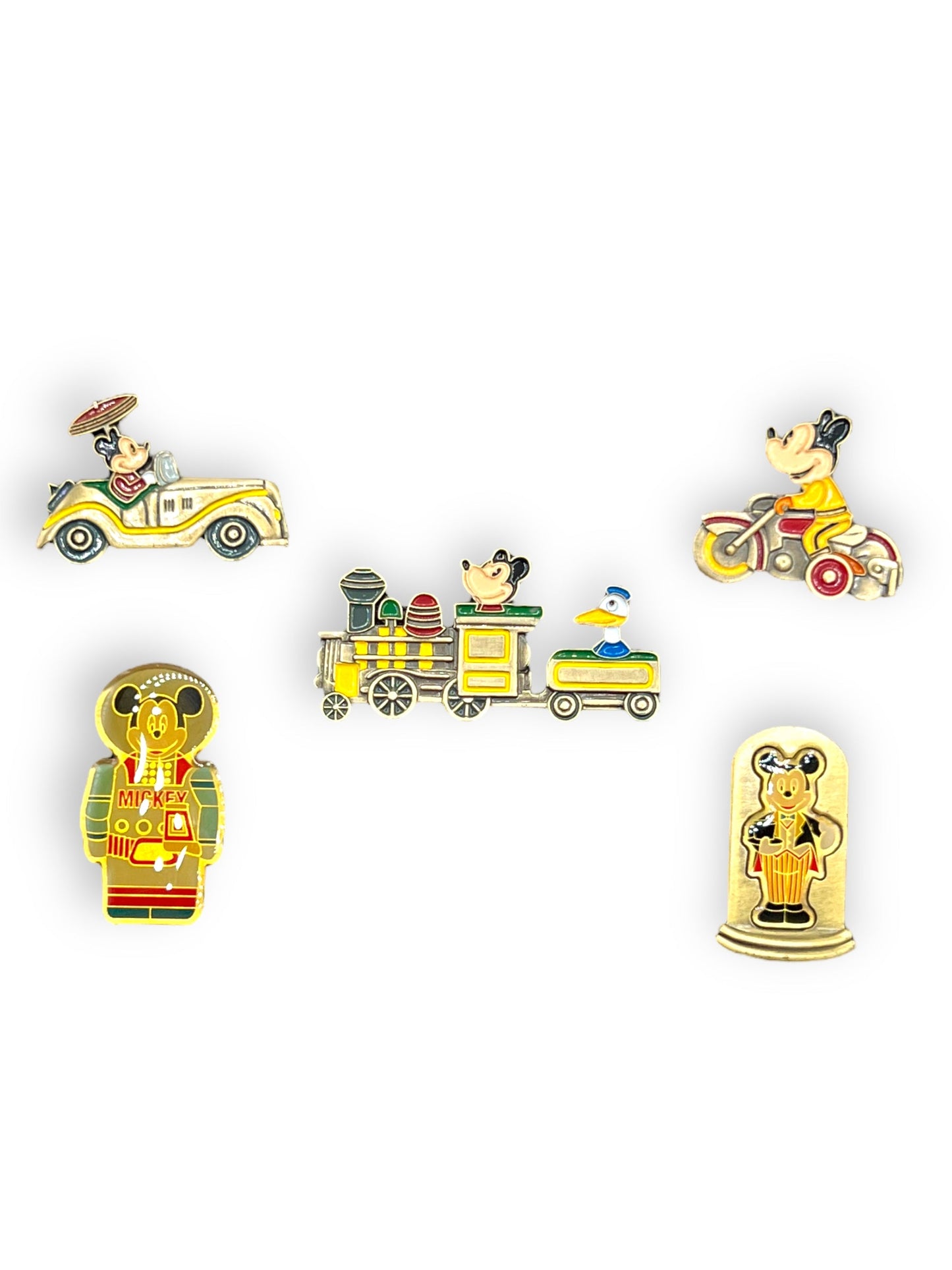 JDS Mickey's Vintage Toy Shop 5 Pin Set