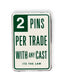 Trade City USA Road Sign Mystery Pin Set